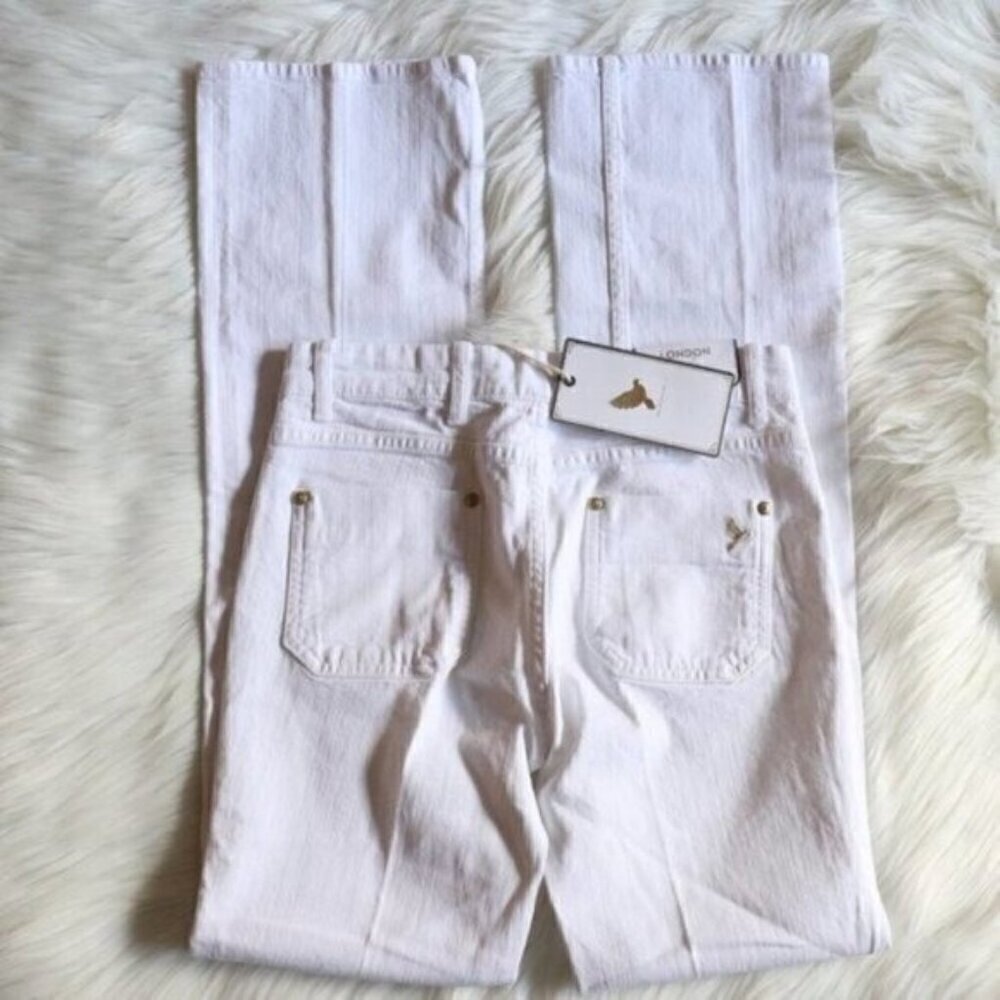 NWT Anthropologie M.i.H White Bootcut Jeans Size 25 - Picture 6 of 9